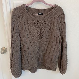Brown sweater